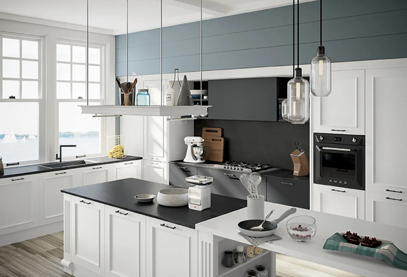 Febal-Casa-Cucina-Classica-Romantica-isola-con-portamestoli-34