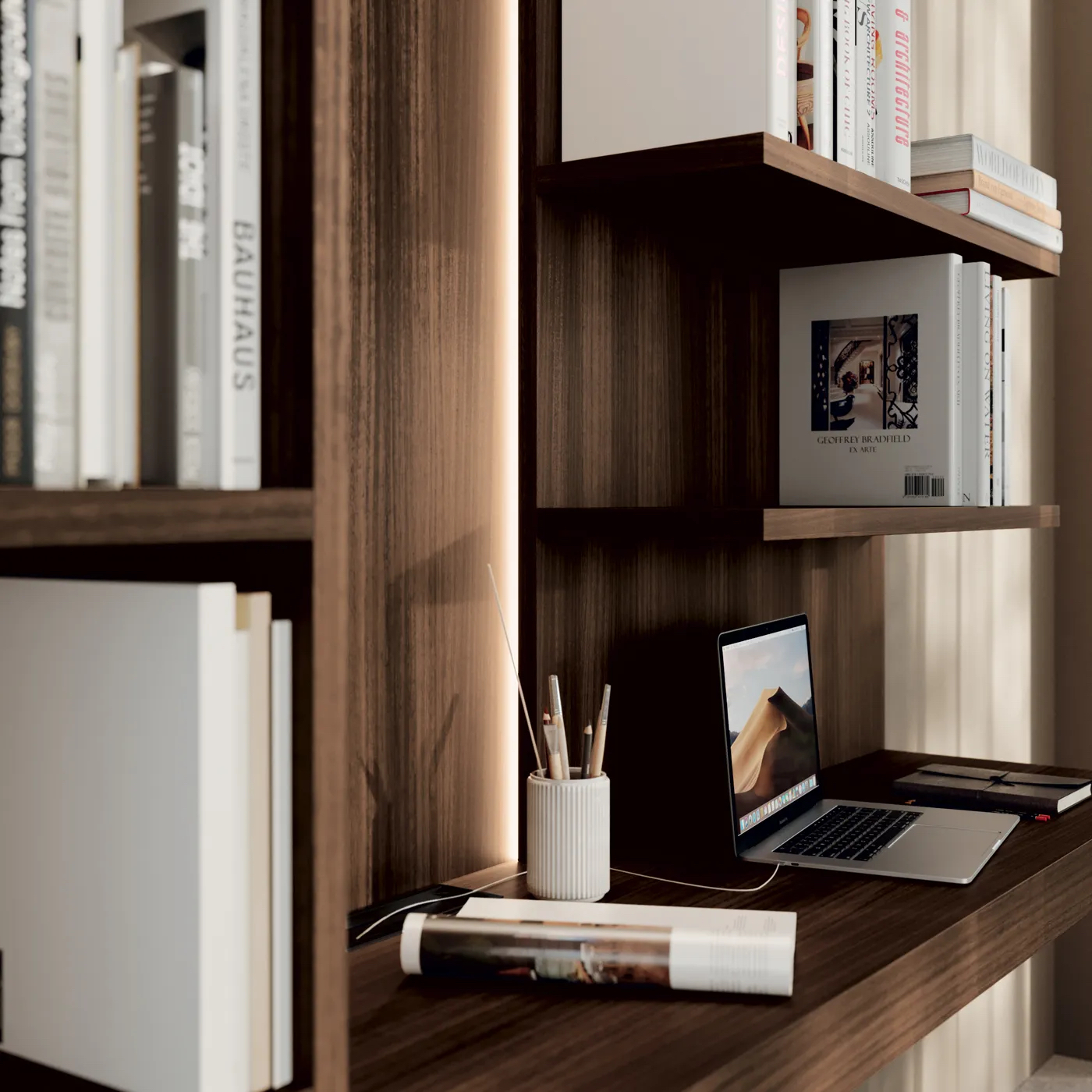 Febal-Casa-Libreria-Trenta-01-con-luce-led-093