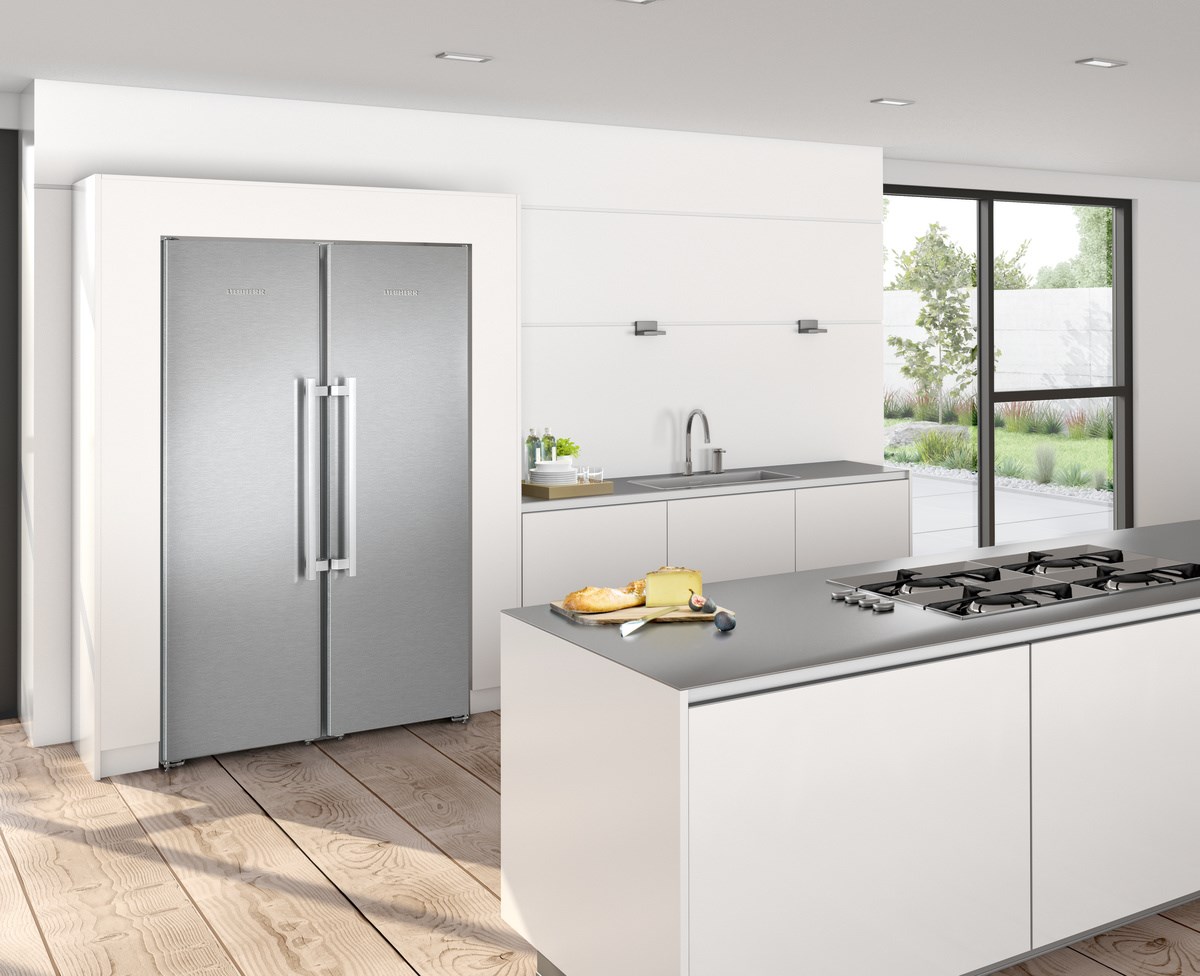 liebherr 652l freestanding side by side fridge